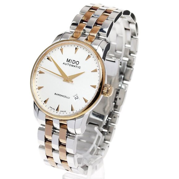 MIDO Baroncelli M8600B Date Silver Dial Automatic Men's Watch_849803 - Picture 1 of 11